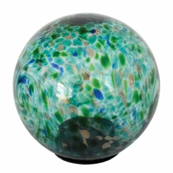 Calle 7 in. Bayou Gazing Ball - Green - Glass CA2514884